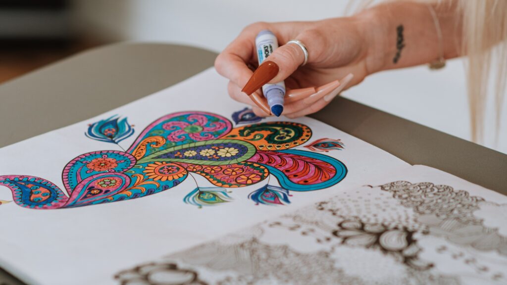 adult animal coloring book